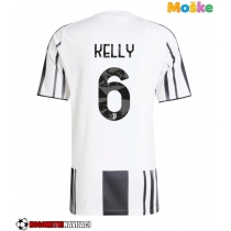 Moške Nogometnih dresov Juventus Lloyd Kelly #6 Domači 2025-26 Kratki rokavi